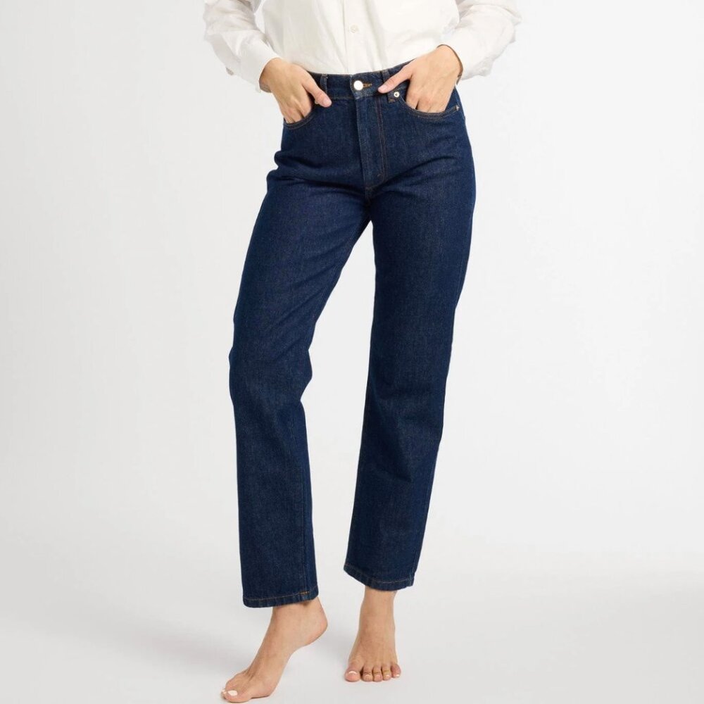 NWT Mille Brooke Mid Rise Slim Fit Jeans Dark Wash